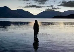 atop the lake