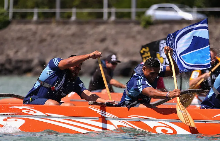 Charlie Faumuina and Francis Saili in 2013. (Photo: Getty Images)