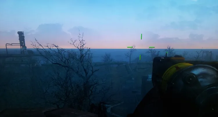 Gorgeous sunset from the top of Lynn Woods Tower.