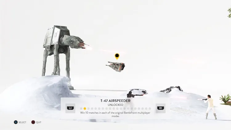The Star Wars Battlefront diorama