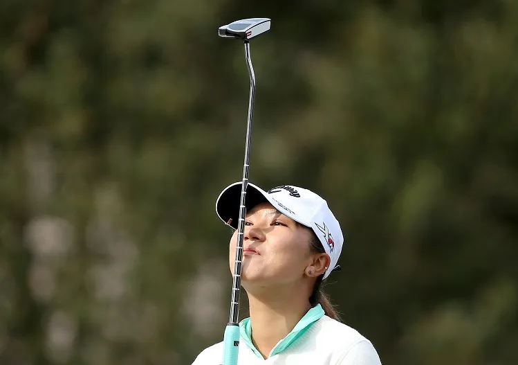 Lydia Ko, losing. Photo / Getty