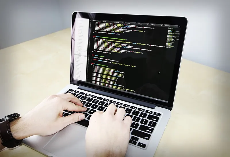 Here is a picture of somebody's hands dong some coding. May not in fact be Auckland hands.