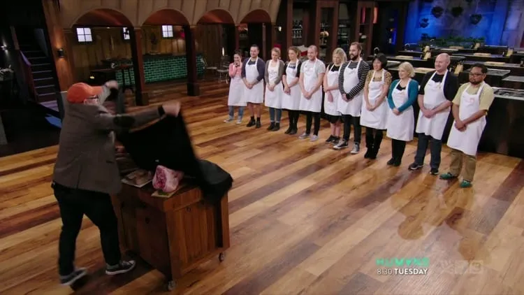 al uncovers the meat