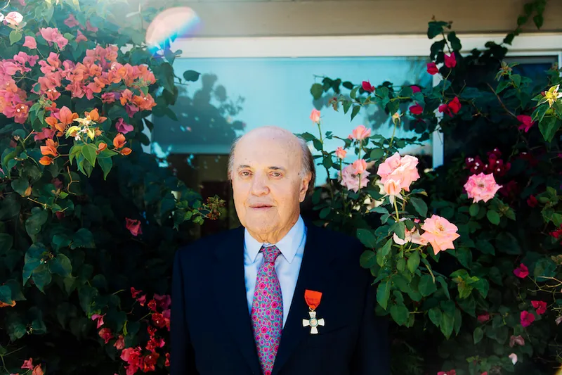 Peter Arnett at home in Fountain Valley, California. Photo: Kendrick Brinson.