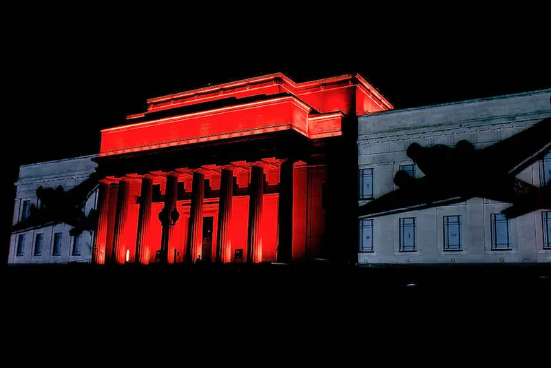 ANZAC Day at Auckland Museum, 2013. Photo Hannah Johnston/Getty