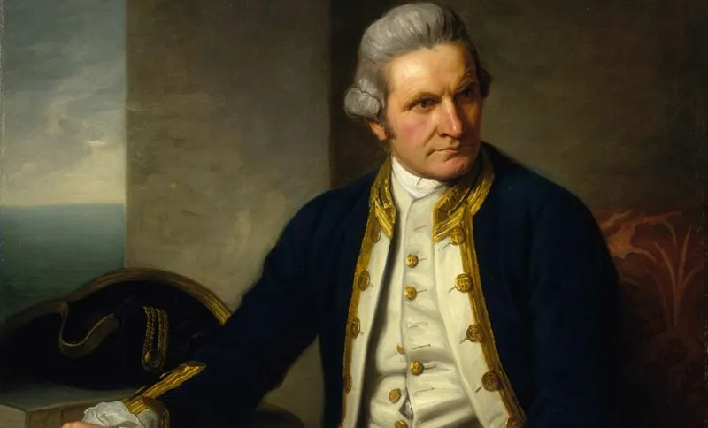 Captain James Cook(1728-1779). Nathaniel Dance.  BHC2628
