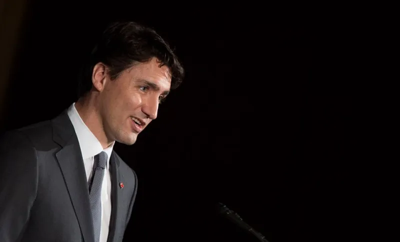 WASHINGTON, DC - MARCH 31: Canadian Prime Minister Justin Trudeau speaks at the U.S. Chamber of Commerce, March 31, 2016 in Washington, DC. Trudeau participated in a panel conversation titled "Growing Canada's economy and the North American relationship." (Photo by Drew Angerer/Getty Images)