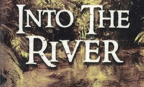 into the river