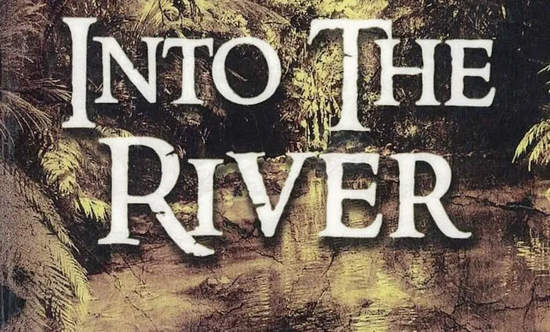 into the river