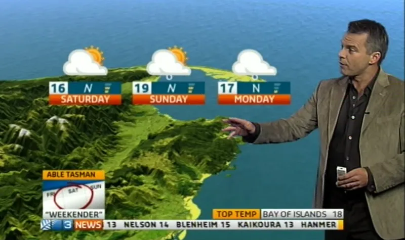 Weather man Mike Hall considers where to take his PLB out for a spin