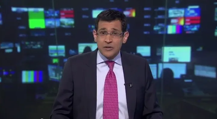 Al Jazeera presenter Kamahl Santamaria, formerly of 3 News