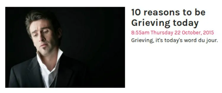 grieving