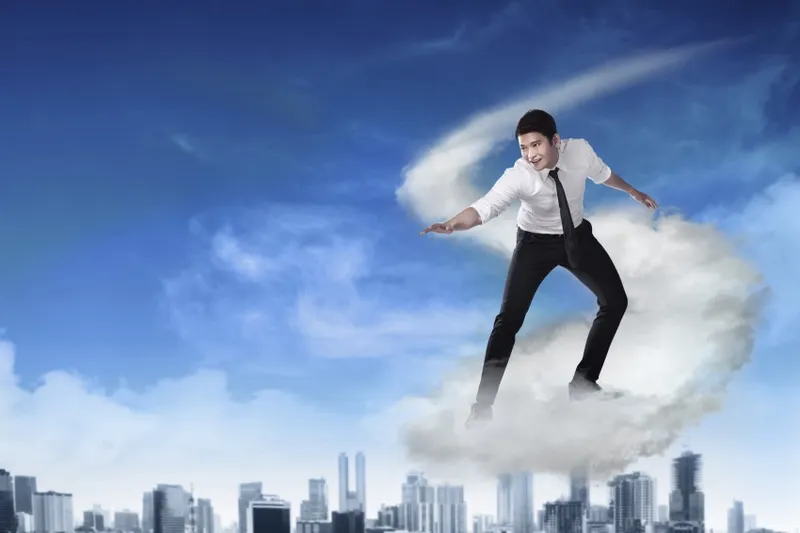 An ordinary hardworking individual surfs the knowledge wave in cloud computing