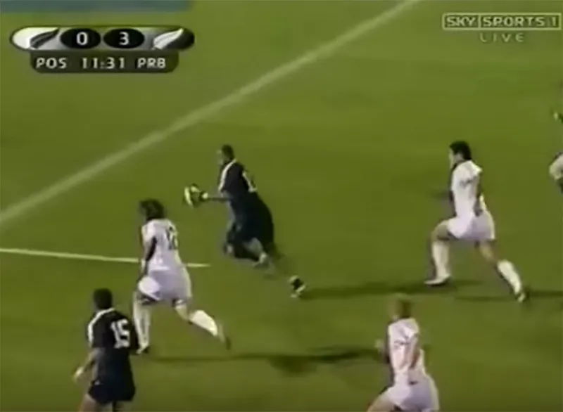 Probables v Possibles All Blacks match, 2005, Mclean Park, Napier. Credit: Youtube