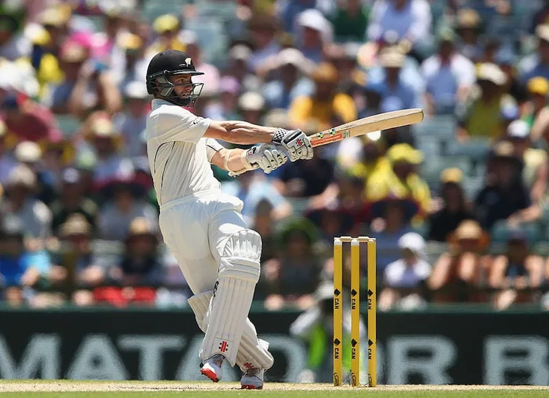 Kane Williamson bats during day three of the second Test match between Australia and New Zealand at the WACA on November 15, 2015 in Perth, Australia. (Photo by Robert Cianflone/Getty Images)