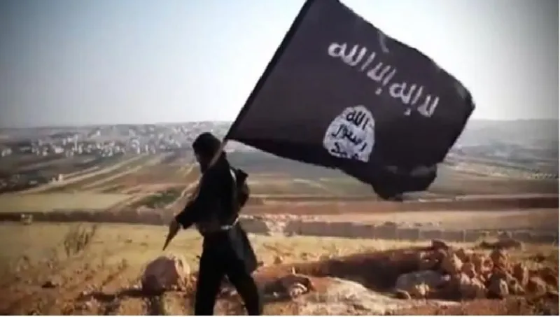 A still from an ISIS propaganda video