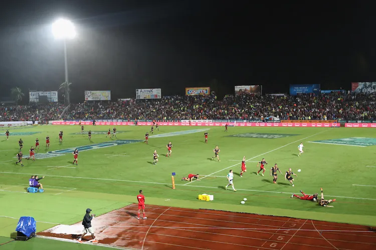 Super Rugby: Tropical Downpour edition. (Photo: Getty Images)