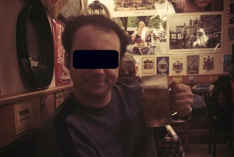 This is our German DM (censored to keep his dark secret (that he is an evil DM))