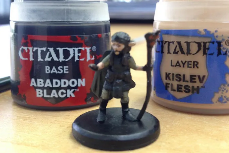 This is the miniature I use for Nim. It’s actually a female figurine but I painted a beard on it because who gives a shit.