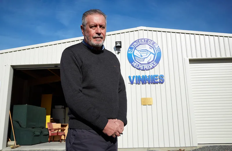 Mike Rolton, general manager of St Vincent de Paul, Hamilton. Photo: Kaycie O'Connor