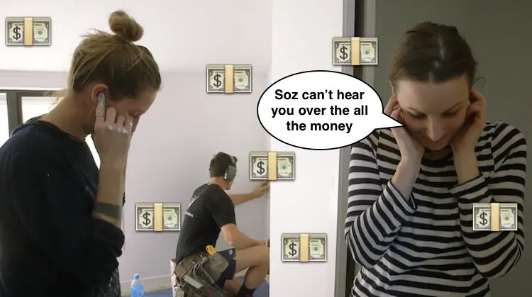 Niki and Tiff cash