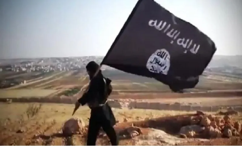 A still from an ISIS propaganda video