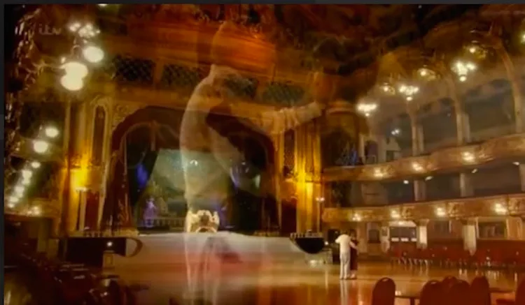 The true-love-terminal-cancer foxtrot in an empty Blackpool ballroom. I'm fine. I just have something in my eye.