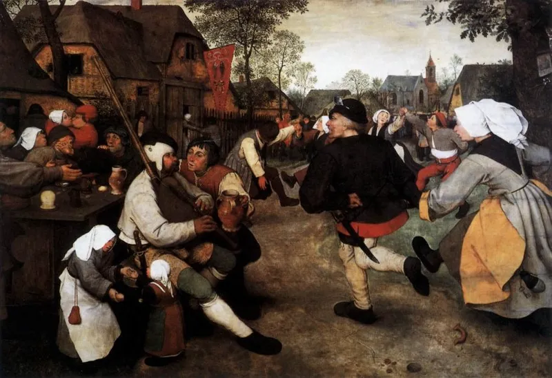 The public celebrating.