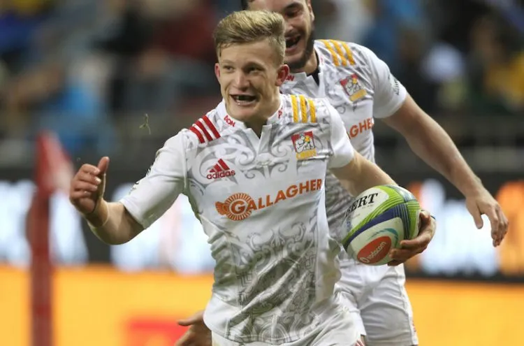 Damian McKenzie looks forward to playing the Hurricanes, possibly at Yarrow Stadium. (Photo by Luke Walker/Gallo Images/Getty Images)