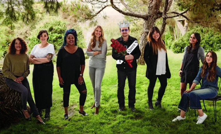 Bono in his rightful place among the Glamour women of the year