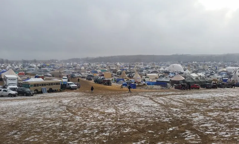 Očhéthi Šakówiŋ Camp, Standing Rock. Photo: Paula Friis