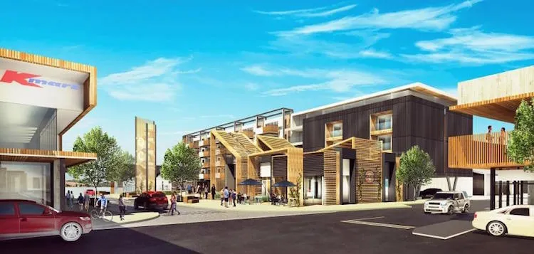 An artist's impression of the planned Queenstown Central precinct in Frankton