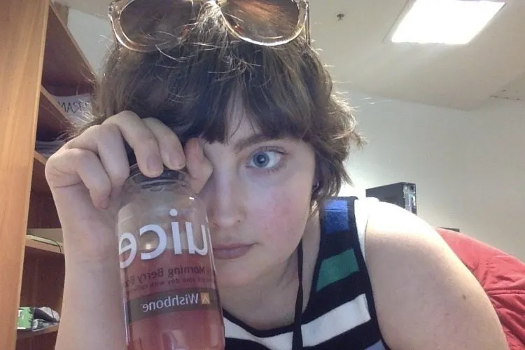 Eva at work in Bowen House