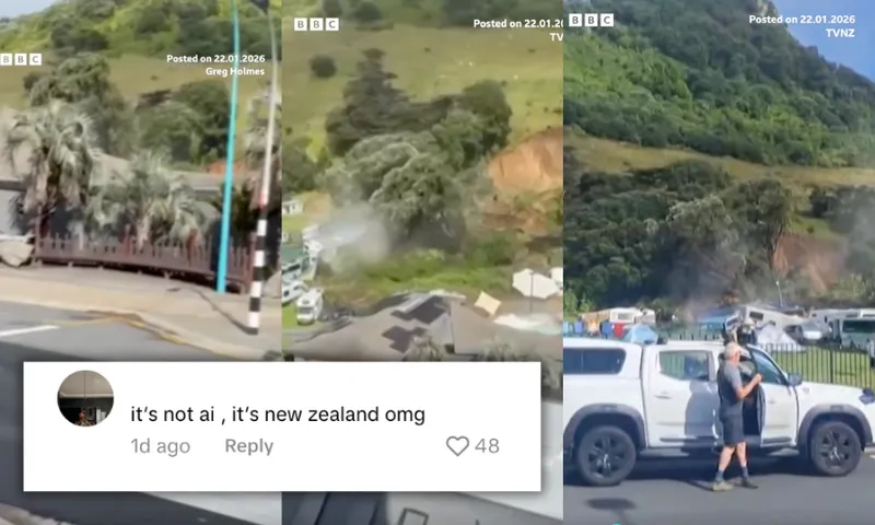 AI comments about the Mt Maunganui landslide