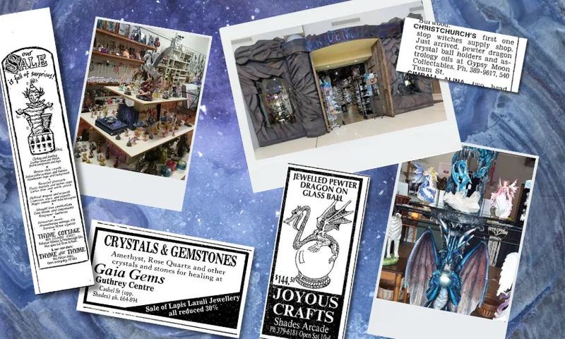Crystal shops are everywhere.