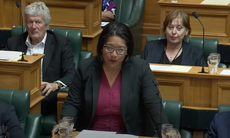 Barbara Edmonds stands and speaks in the House.