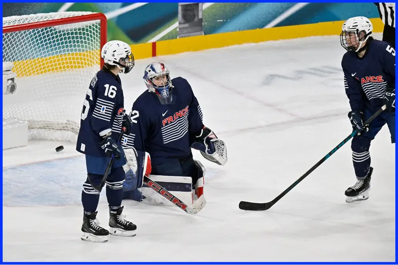 Team France's women's ice hockey team