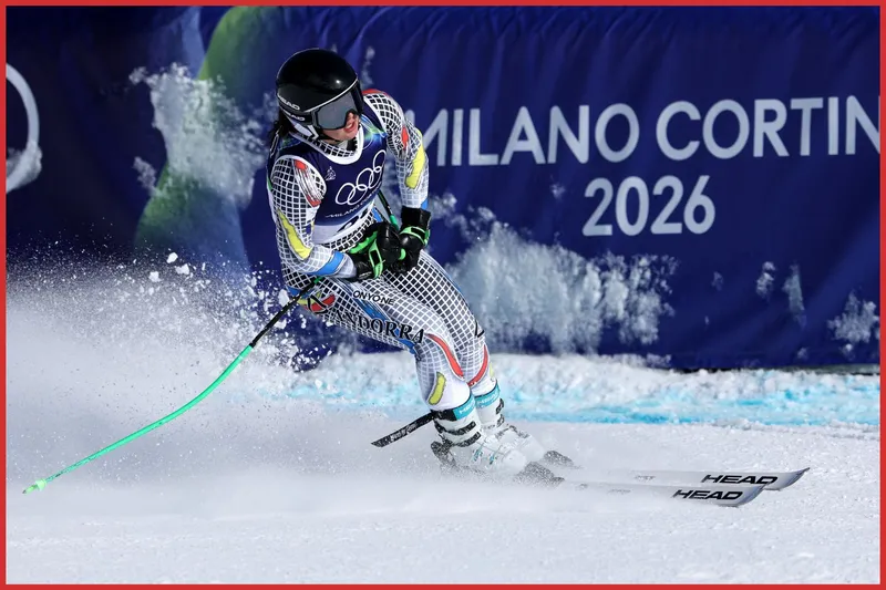 Andorran athlete Jordina Caminal Santure