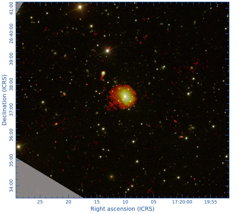 a scientific image showing blurry glaxies (cool)