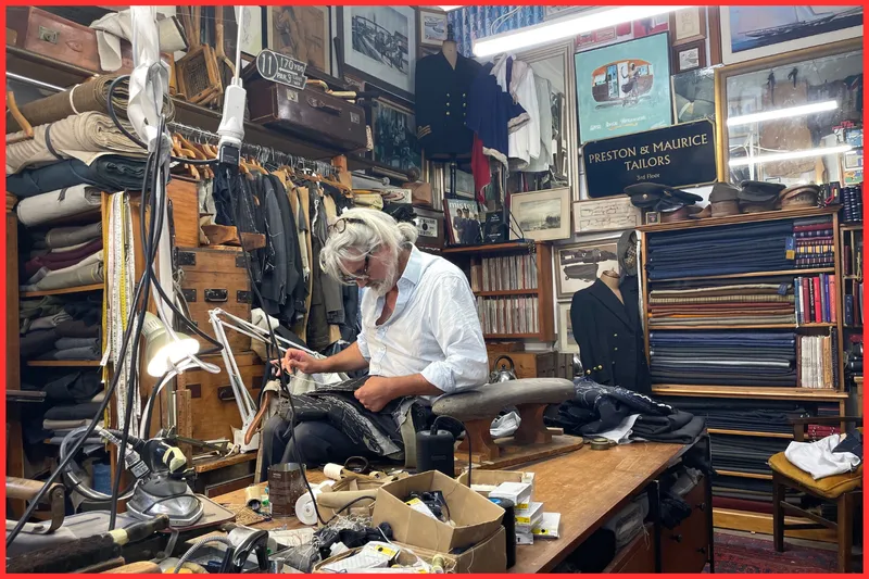 Preston & Maurice tailor Brendon De Silva