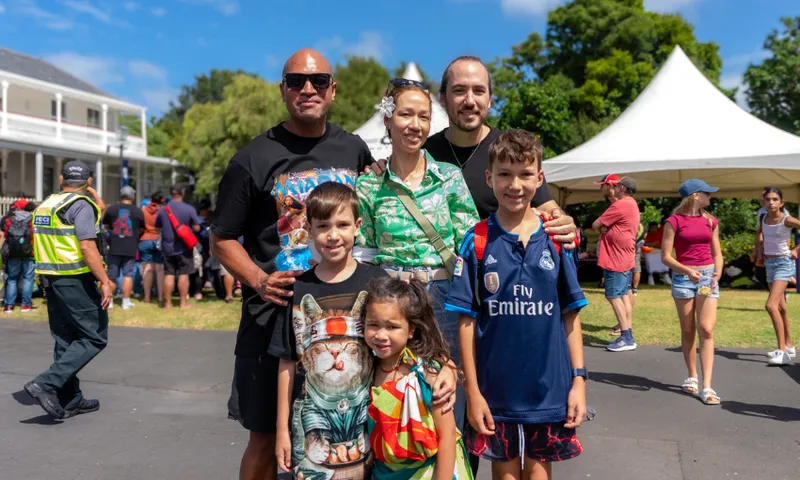 Family at Pasifika Festival 2026