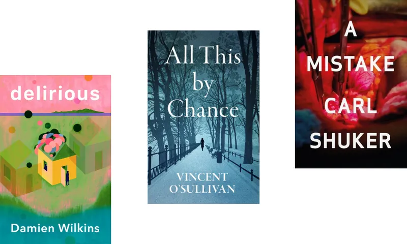 Three book covers ascending.