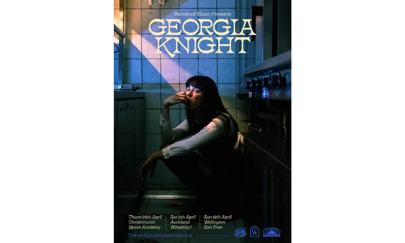 A poster for musician Georgia Knight.