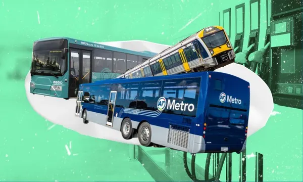 Buses, trains and petrol pumps