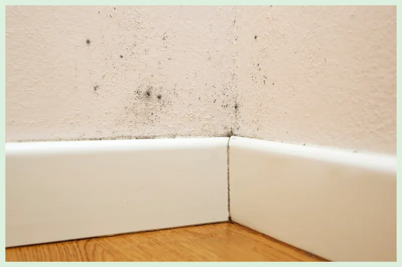 Mould in the corner of a room