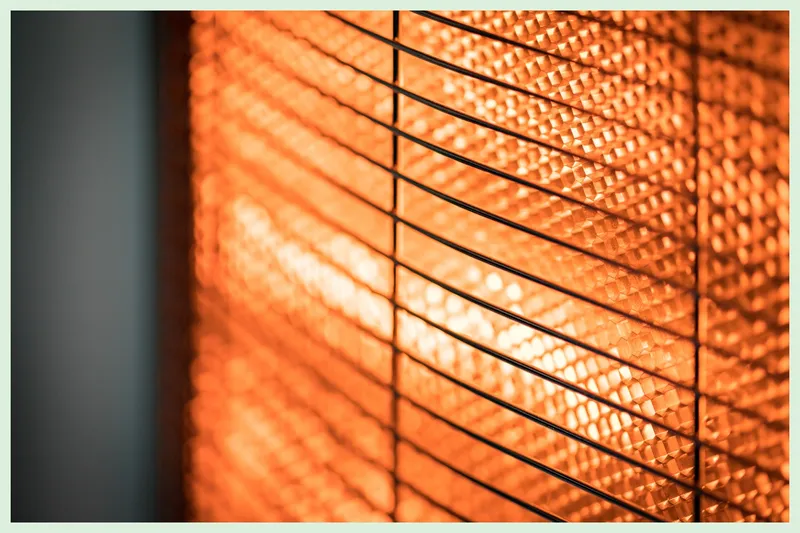 A close up of a heater
