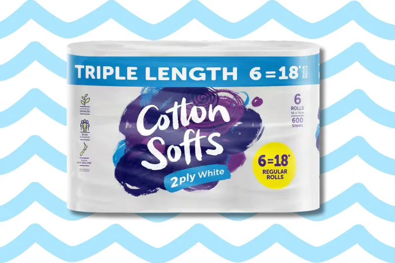 Cotton Softs two-ply toilet paper