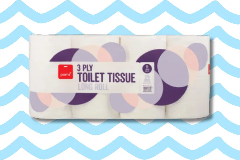 Pams toilet tissue