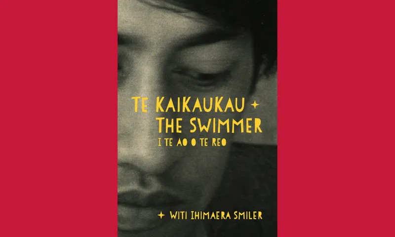 The cover of The Swimmer by Witi Ihimaera Smiler.