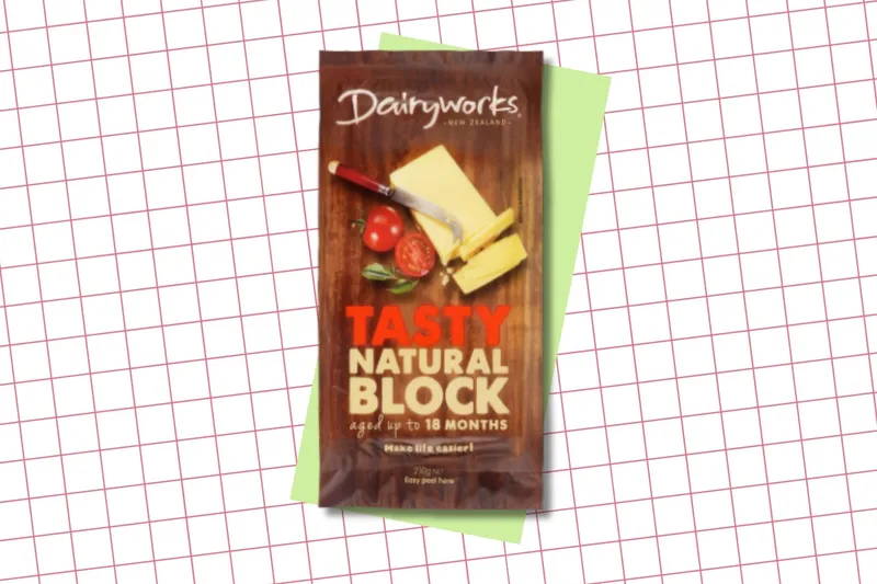 Dairyworks Tasty Natural cheese